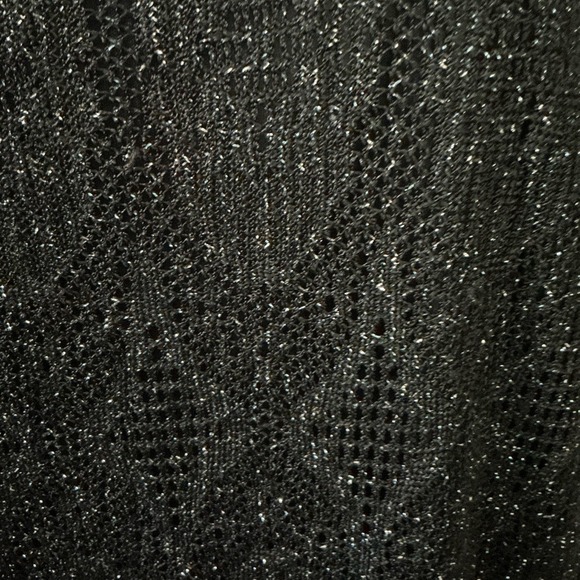 Sparkly Black Fringe Dress Mini Party‎ Clubwear Women's - Picture 3 of 11